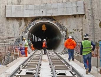 tunel aliviador del Arroyo Vega