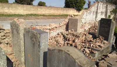 vandalismo en cementerio judio