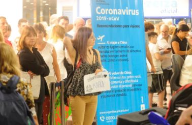 ezeiza controles coronavirus