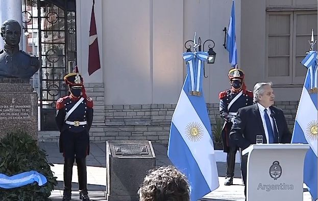 Homenaje al general San Martin