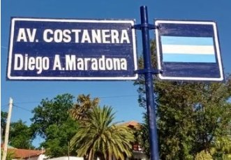 maradona avenida costanera