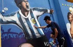 mural de maradona