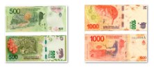 billetes pesos argentinos