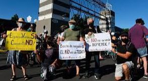 protestas en Costa Salguero