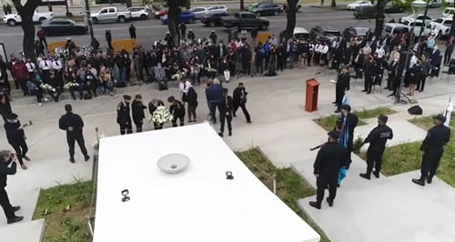 Homenaje policias muertos en servicio