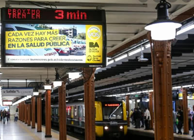 Nueva tecnologia en los subtes