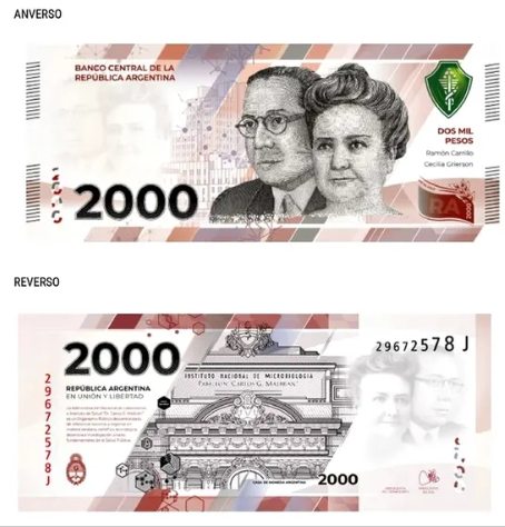 Billete de 2000 pesos