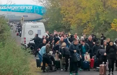 Amenaza de bomba en avion