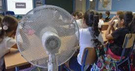 Clase con ventilador