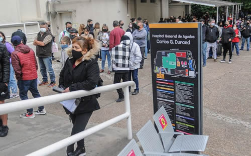 Colas en guardias de hospitales por dengue