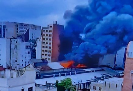 Incendio en Caballito