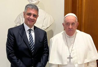 Macri con el Papa Francisco