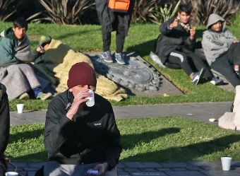 Desayuno en el Obelisco