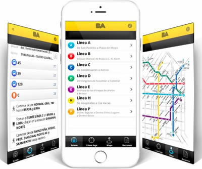 aplicacion movil para subte